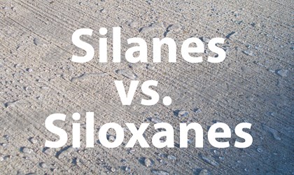Silane and Siloxane Water Repellents for Concrete and Masonry